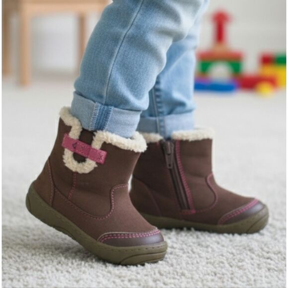 Stride rite suede girls boots 3.5 - Picture 1 of 6
